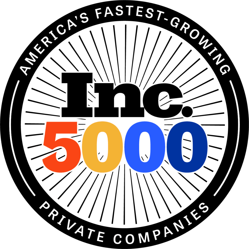 Inc. 5000 Color Medallion Logo