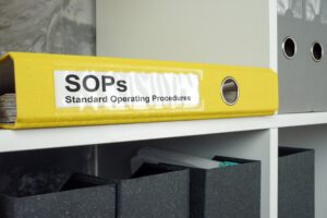 standard operating procedures SOP