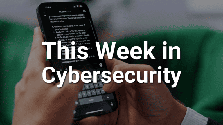 this week in cybersecurity blog September 11th 2026